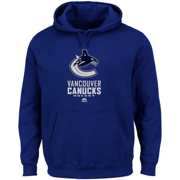 Men's Vancouver Canucks Majestic Critical Victory VIII Fleece Hoodie - Blue,We sell and wholesale Men's Vancouver Canucks Majestic Critical Victory VIII Fleece Hoodie - Blue on line form chian!